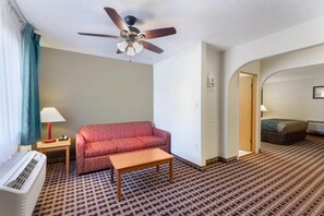 Down duvets, pillow-top beds, desk, blackout curtains