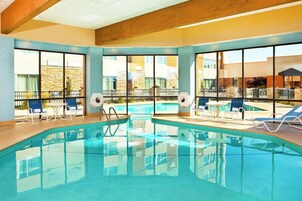 Indoor pool, outdoor pool