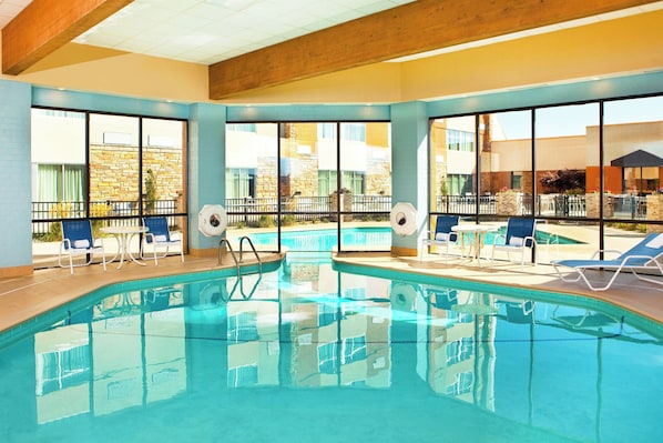 Indoor pool, outdoor pool