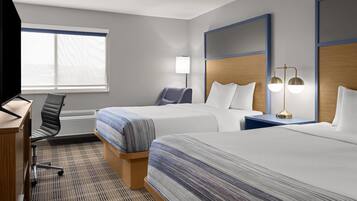 Desk, iron/ironing board, free WiFi, bed sheets