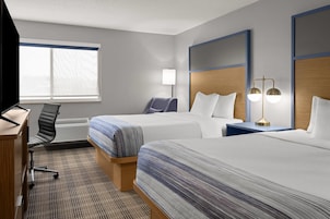 Room, 2 Queen Beds, Accessible, Non Smoking (Mobility, Tub w/Grab Bars) | Desk, iron/ironing board, free WiFi, bed sheets