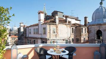 Terrasse sur le toit