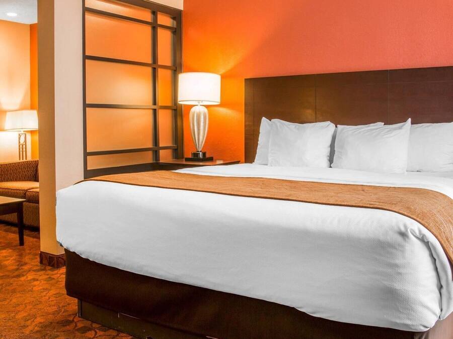 Suite, 1 Bedroom, Non Smoking (1 King and 2 Person Sofa Bed) | Pillow-top beds, desk, iron/ironing board, free cots/infant beds