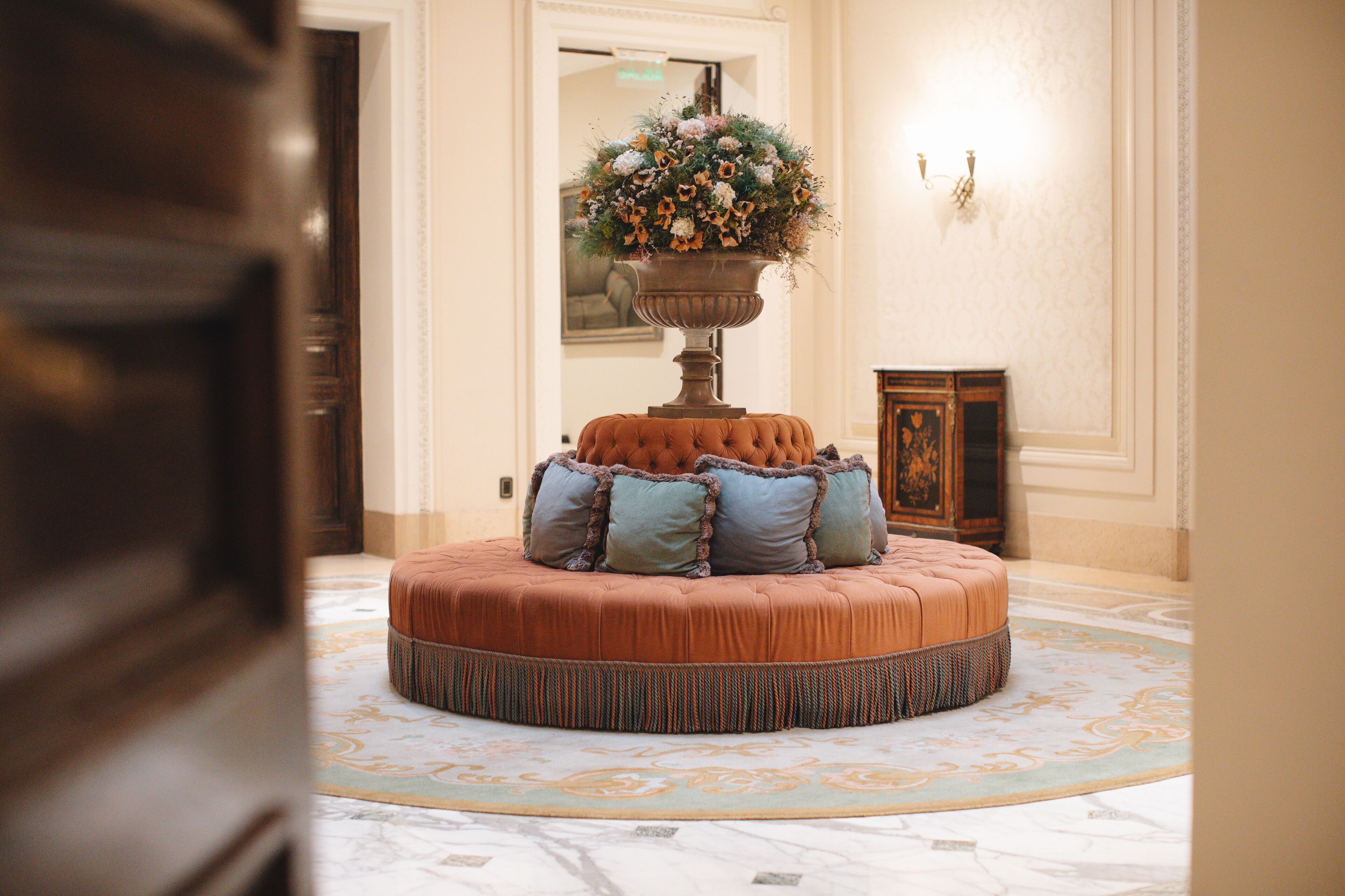 royal suite, 1 king bed (la mansion) | living room | 37-inch lcd tv with digital channels, tv, dvd player