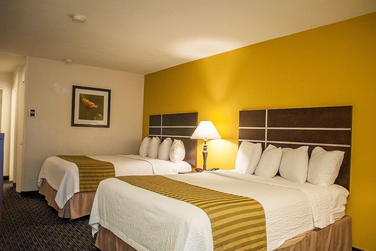In-room safe, iron/ironing board, WiFi (free), bed sheets