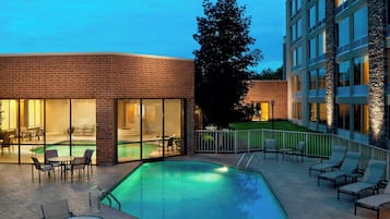 Indoor pool, outdoor pool