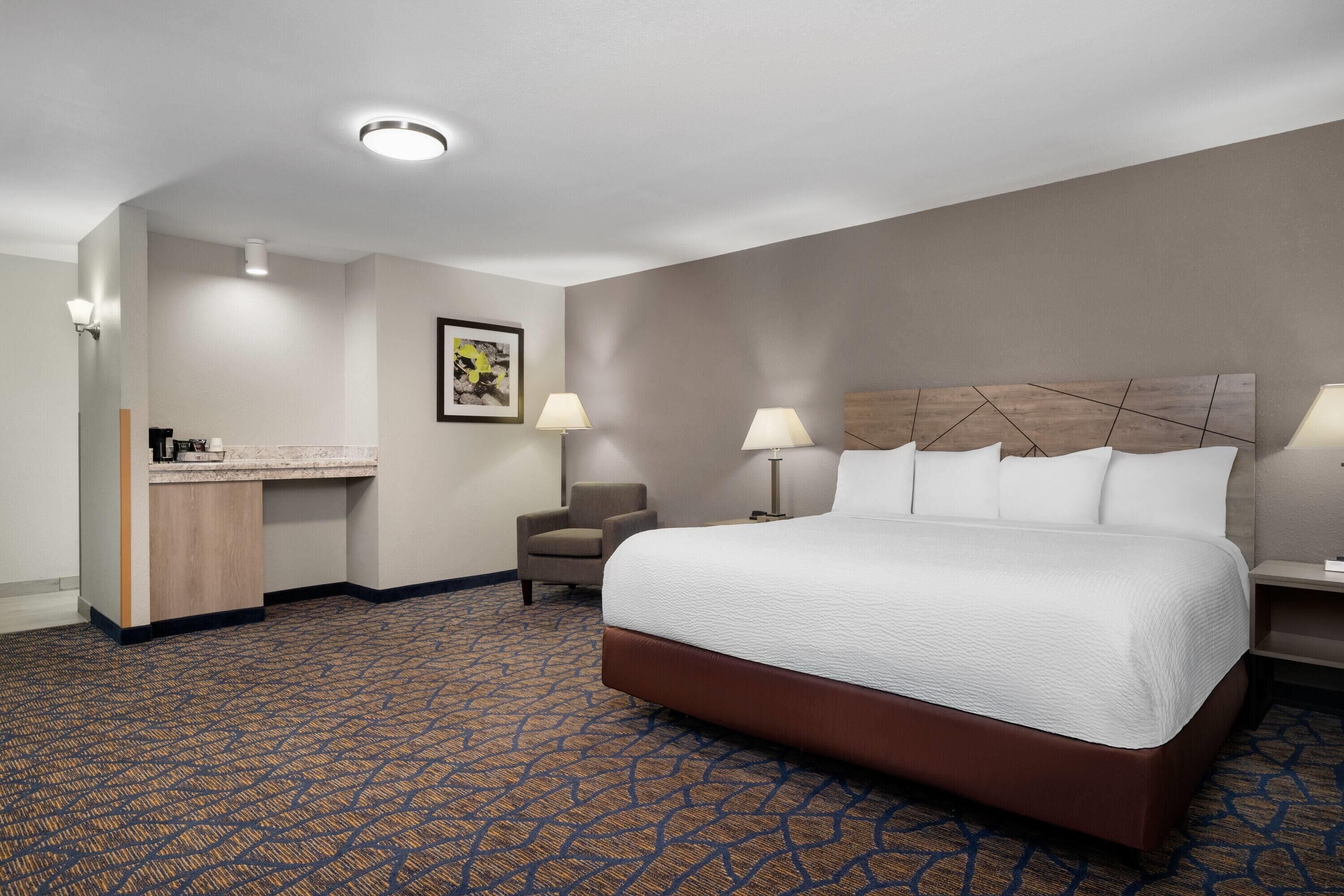 Business Room, 1 King Bed, Non Smoking | In-room safe, desk, iron/ironing board, free cribs/infant beds