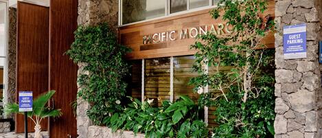 Entrada de la propiedad