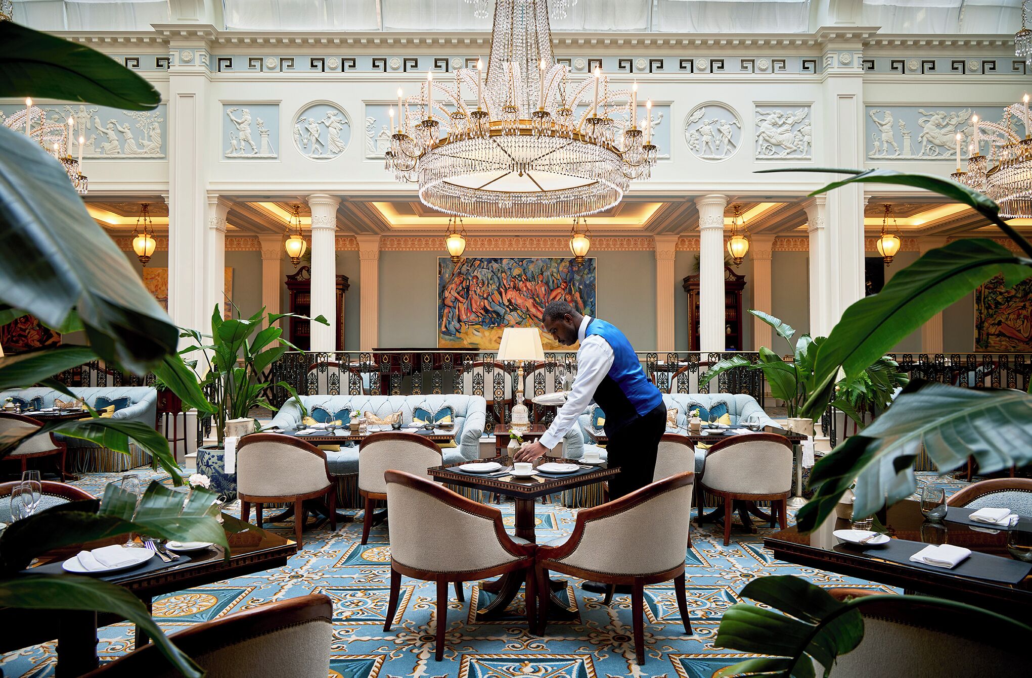 Der serveres morgenmad, frokost, aftensmad og brunch