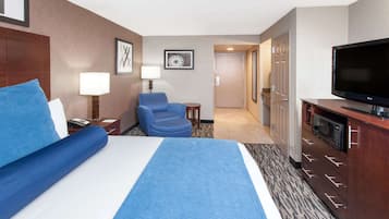 Chambre Deluxe, 1 grand lit | Coffre-fort, bureau, fer et planche à repasser, accès au Wi-Fi (inclus)