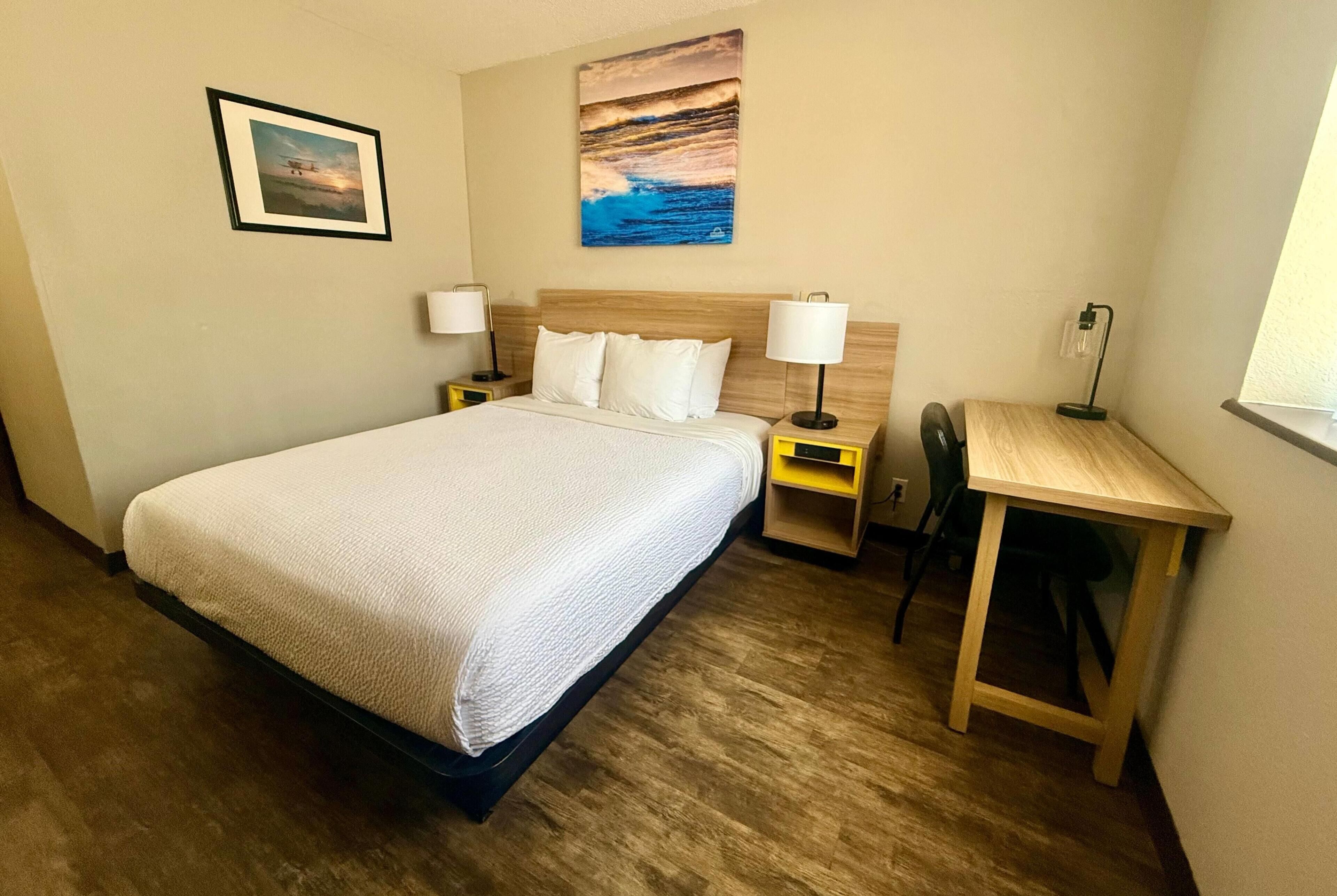 Desk, iron/ironing board, free WiFi, bed sheets