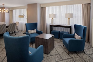 49-inch flat-screen TV with satellite channels, TV, pay movies