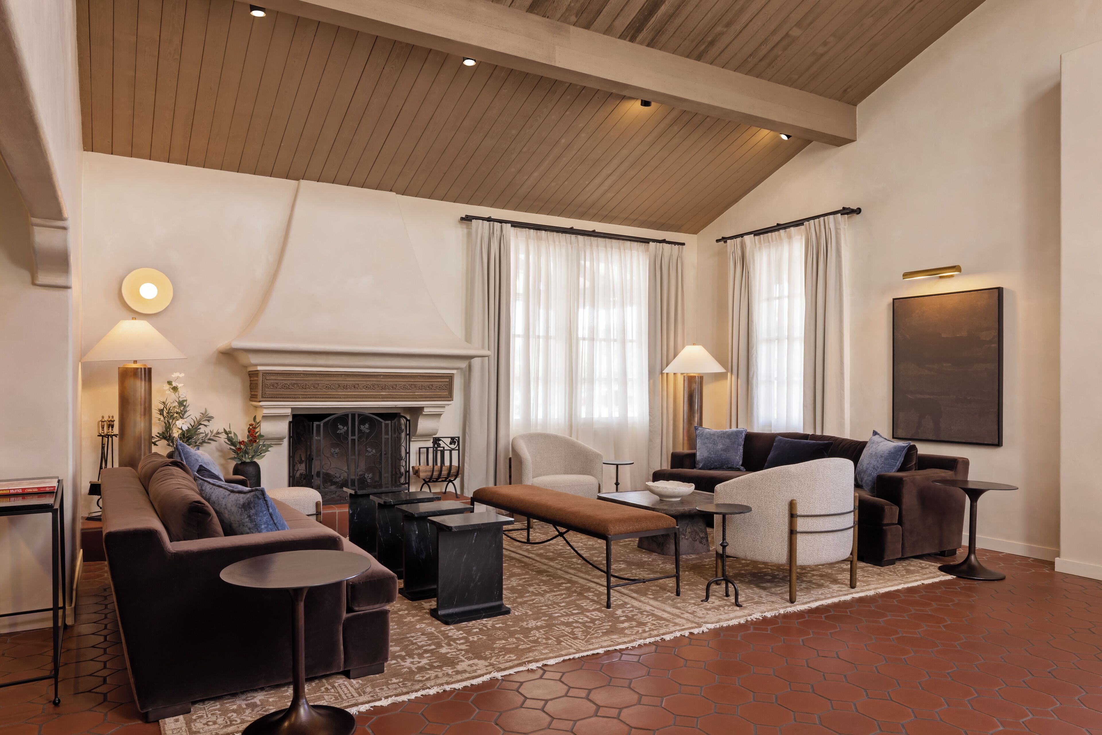 Sala de estar en el lobby