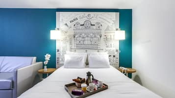 Ropa de cama de alta calidad, colchones con pillow-top y minibar