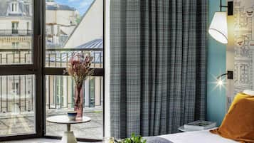 Privilege, Zimmer, 1 Doppelbett, Terrasse | Hochwertige Bettwaren, Pillowtop-Betten, Minibar, Zimmersafe