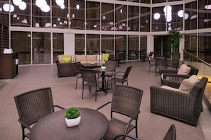 Indoor pool, open 10:00 AM to 10:00 PM, free cabanas, sun loungers