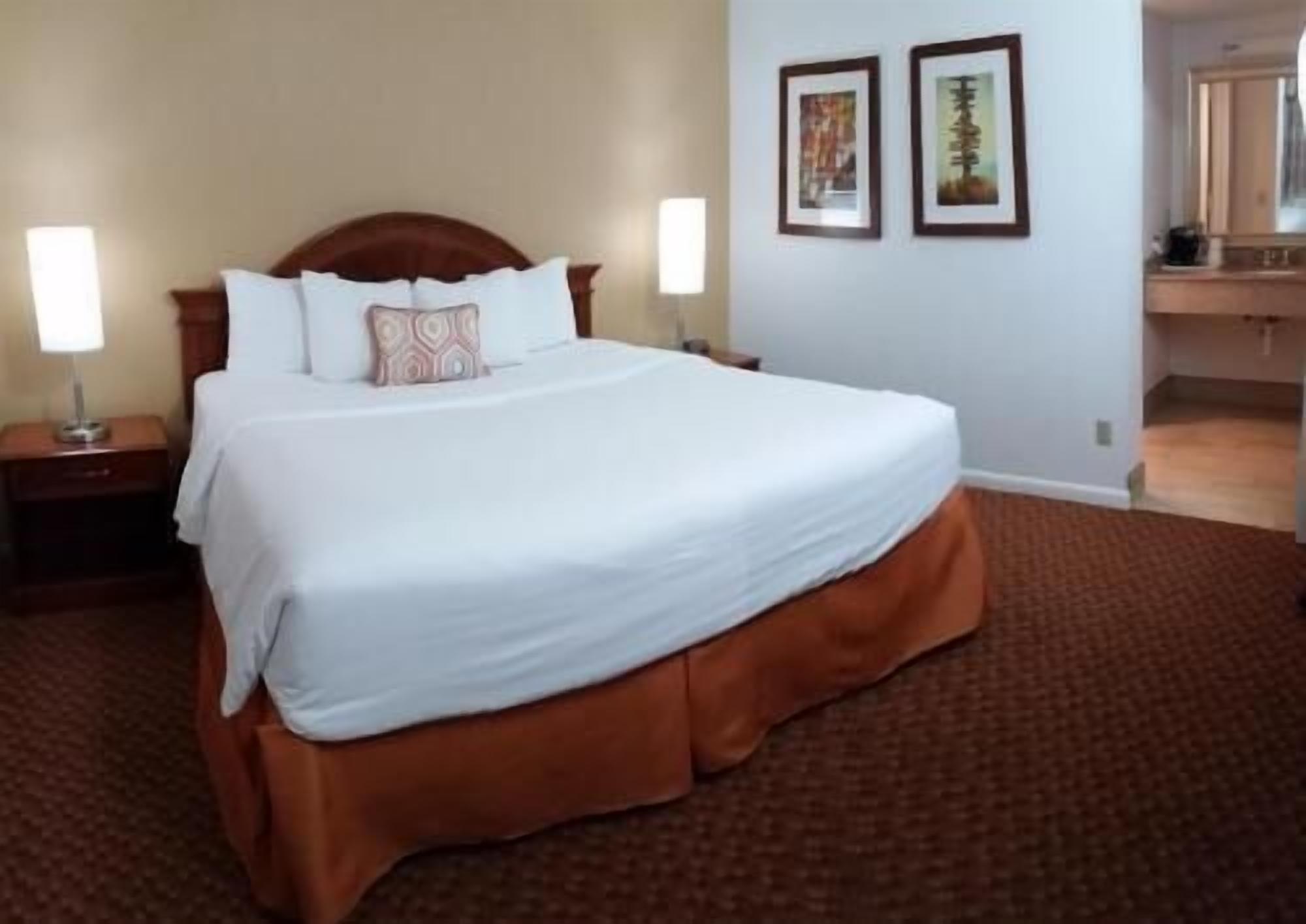 1 bedroom, desk, blackout curtains, iron/ironing board