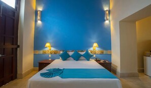Villa Deluxe, 1 cama de matrimonio grande, acceso a la piscina, junto a la piscina | 1 dormitorio, ropa de cama de alta calidad, edredones de plumas