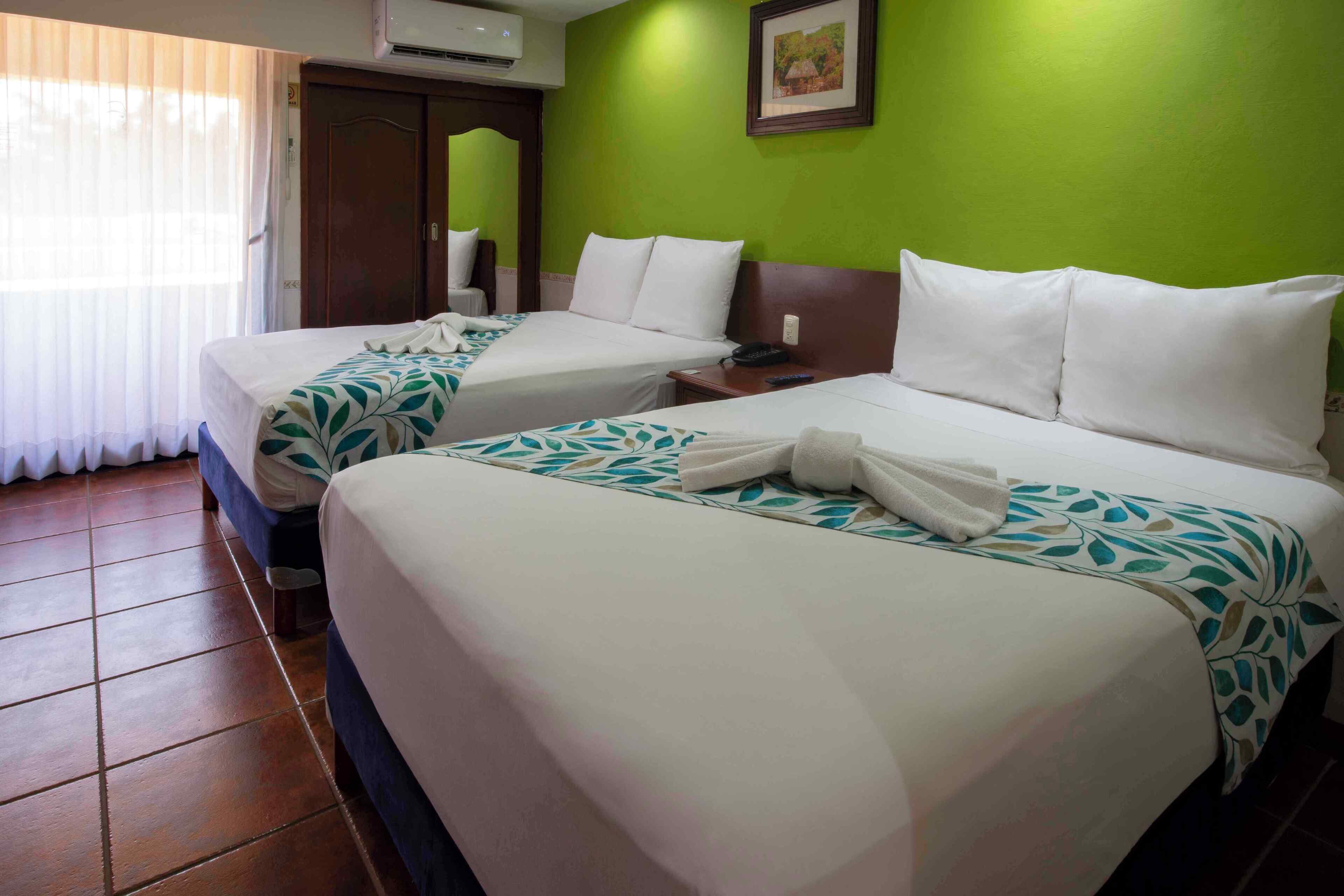 standard room, 2 double beds | view from room