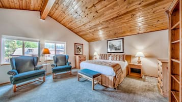 Executive huisje, 2 slaapkamers, keuken | Een kluis op de kamer, verduisterende gordijnen, gratis wifi, beddengoed