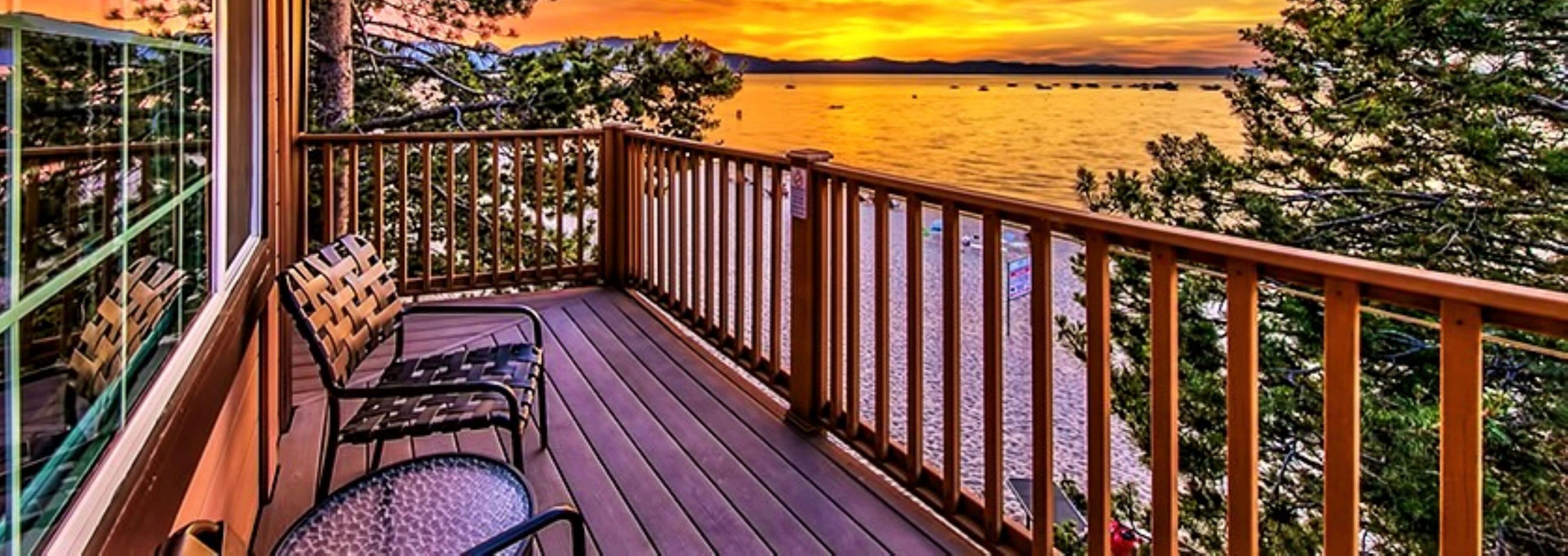 Deluxe kamer, 1 slaapkamer, keuken | Uitzicht op het meer