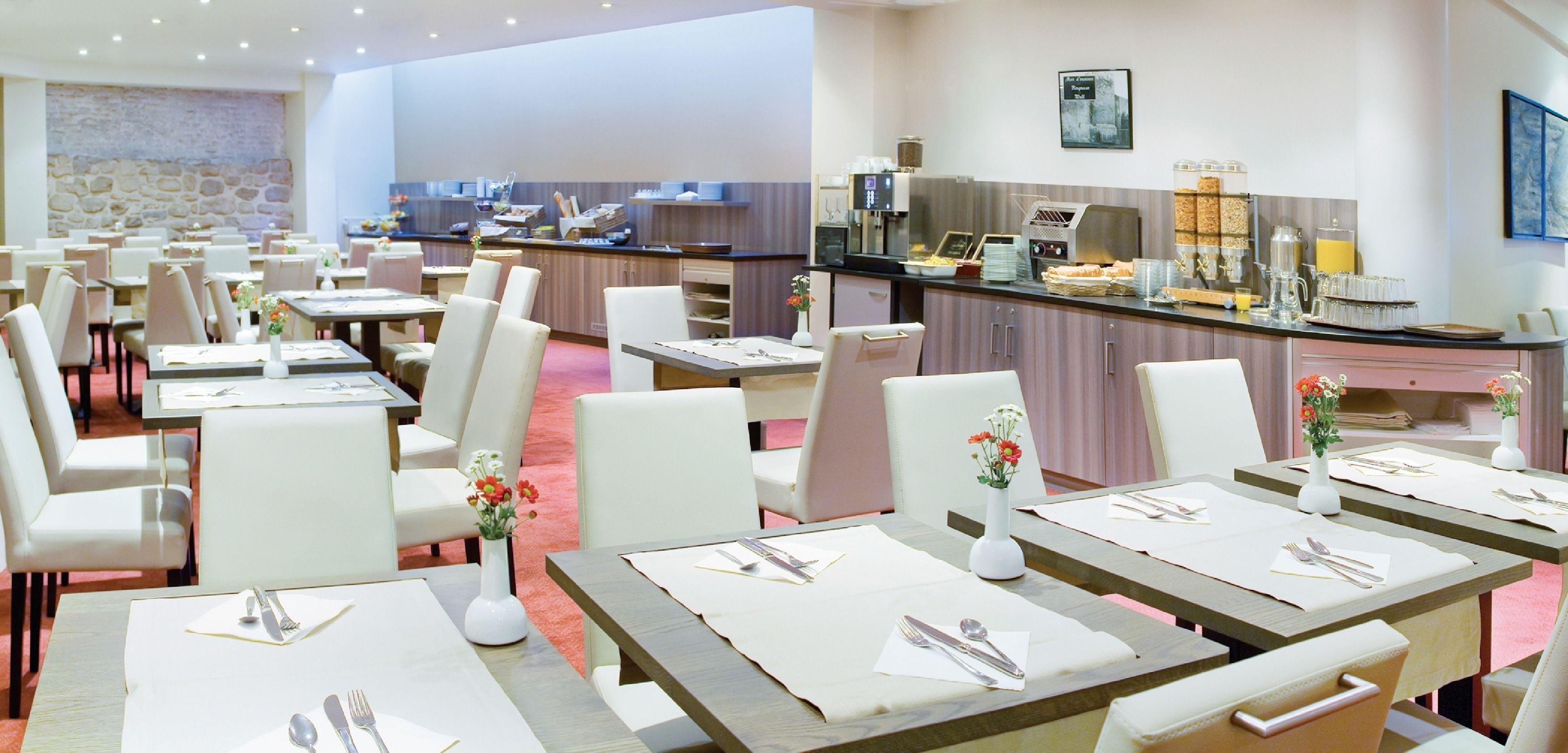 Daily buffet breakfast (EUR 14 per person)