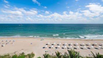 Vue sur la plage/l’océan