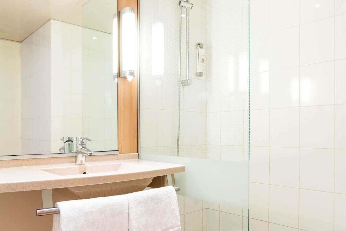 In-room safe, desk, blackout curtains, soundproofing