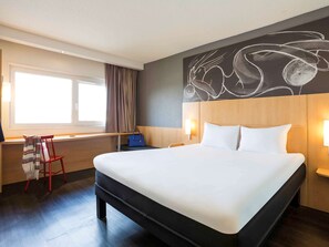 In-room safe, desk, blackout curtains, soundproofing