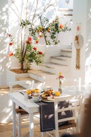 Ókeypis morgunverðarhlaðborð daglega