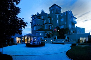 Front of property – evening/night