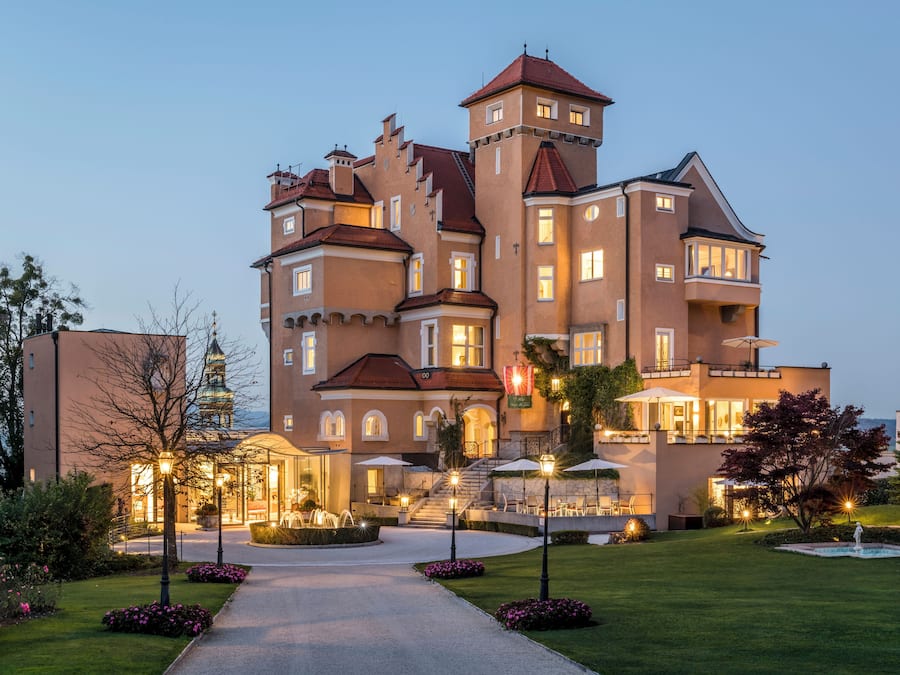 Voorkant van accommodatie