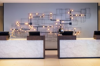 Reception area at Le Meridien Atlanta Perimeter by Marriott