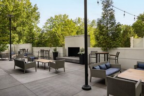 Blick von der Unterkunft