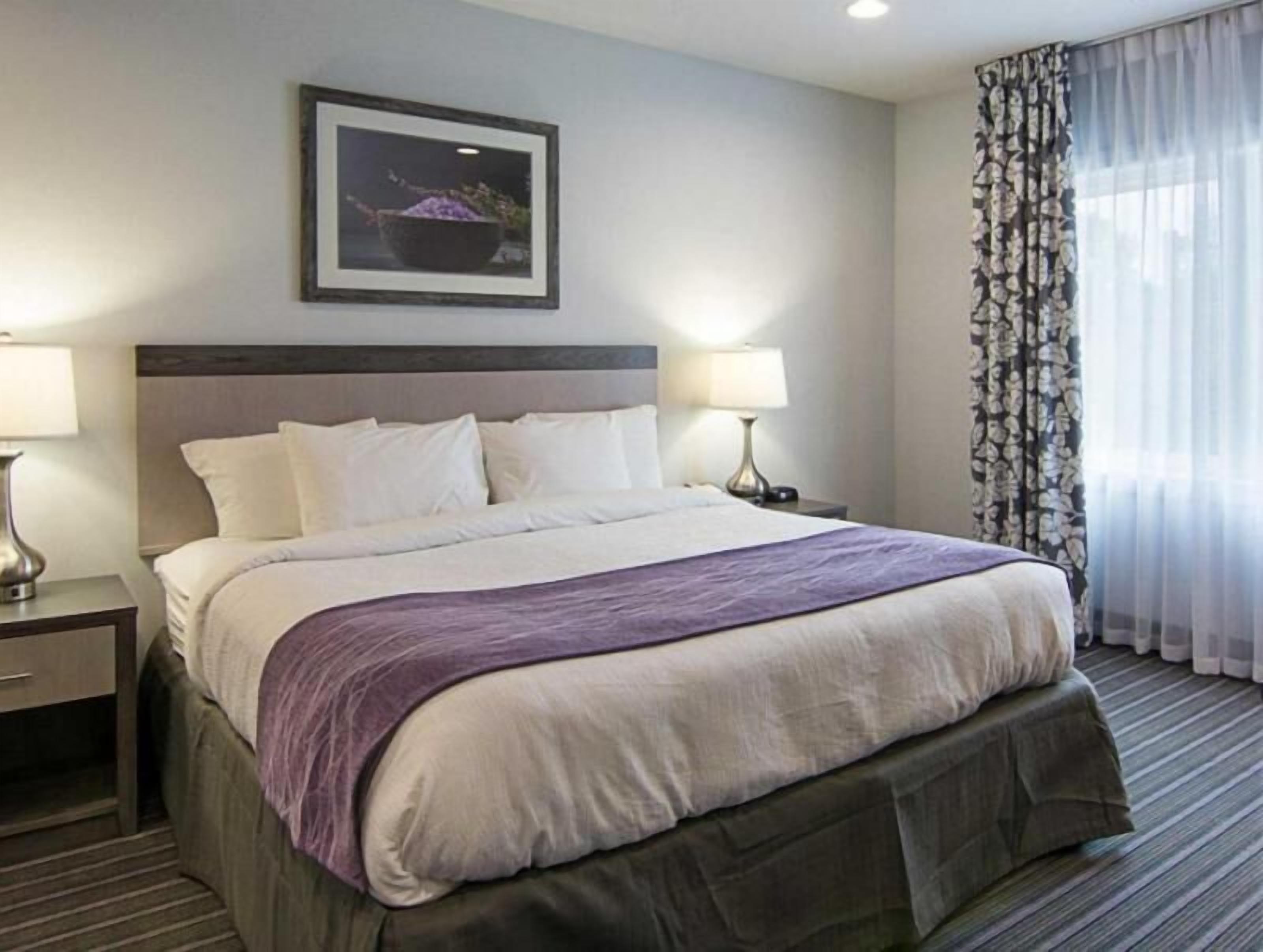 Premium bedding, pillowtop beds, in-room safe, desk