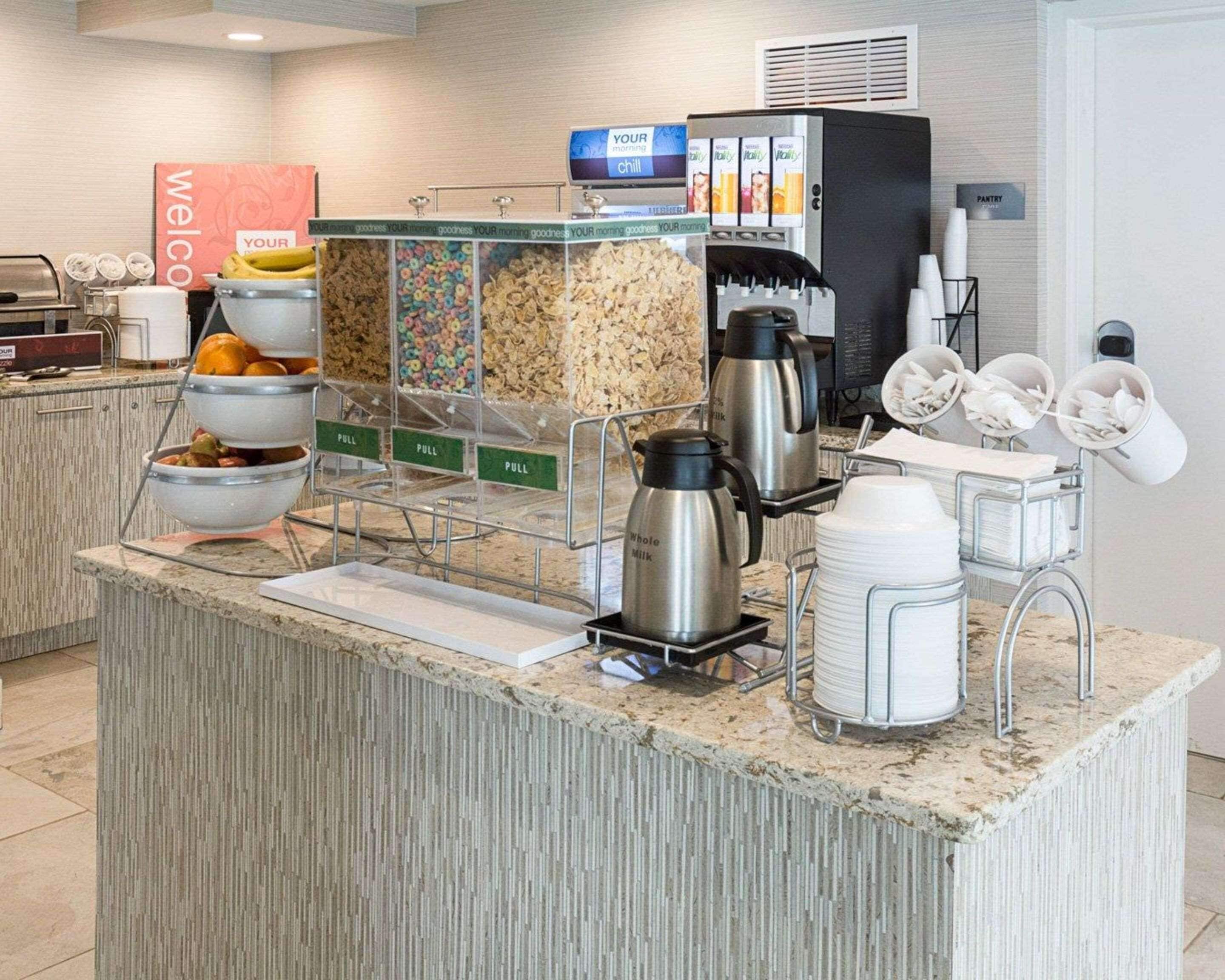free daily self-service breakfast