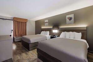 In-room safe, desk, laptop workspace, blackout drapes