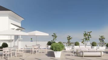 Terrasse sur le toit