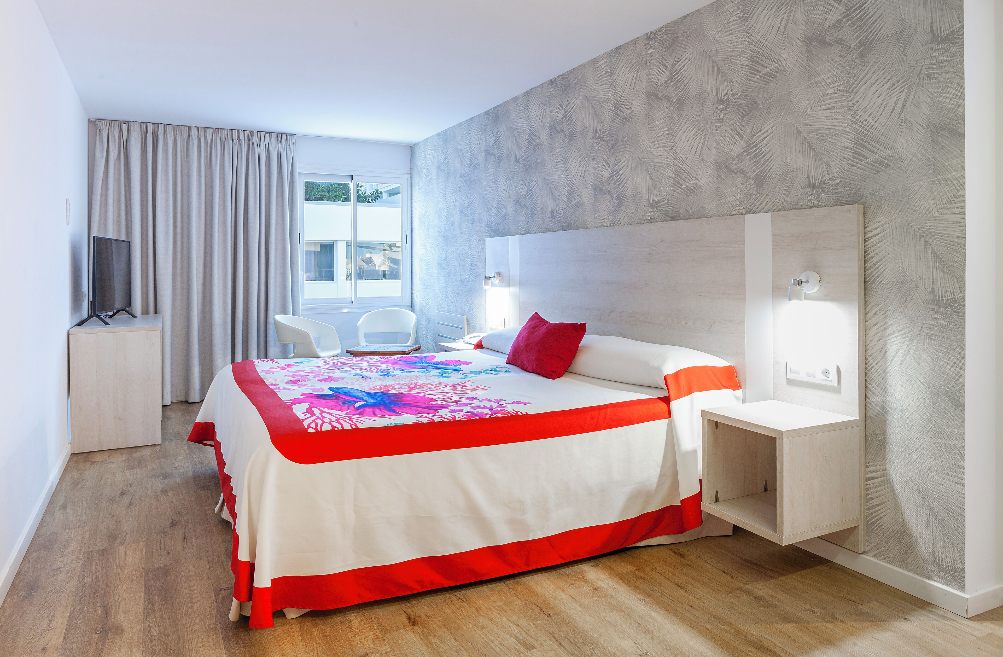 Pillow-top beds, in-room safe, desk, laptop workspace