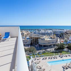 Deluxe Double Room, Terrace, Sea View | View from room