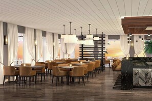 3 bars/lounges, een poolbar, een strandbar