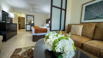 Minibar, in-room safe, desk, blackout curtains