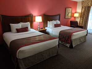 In-room safe, desk, iron/ironing board, free cribs/infant beds
