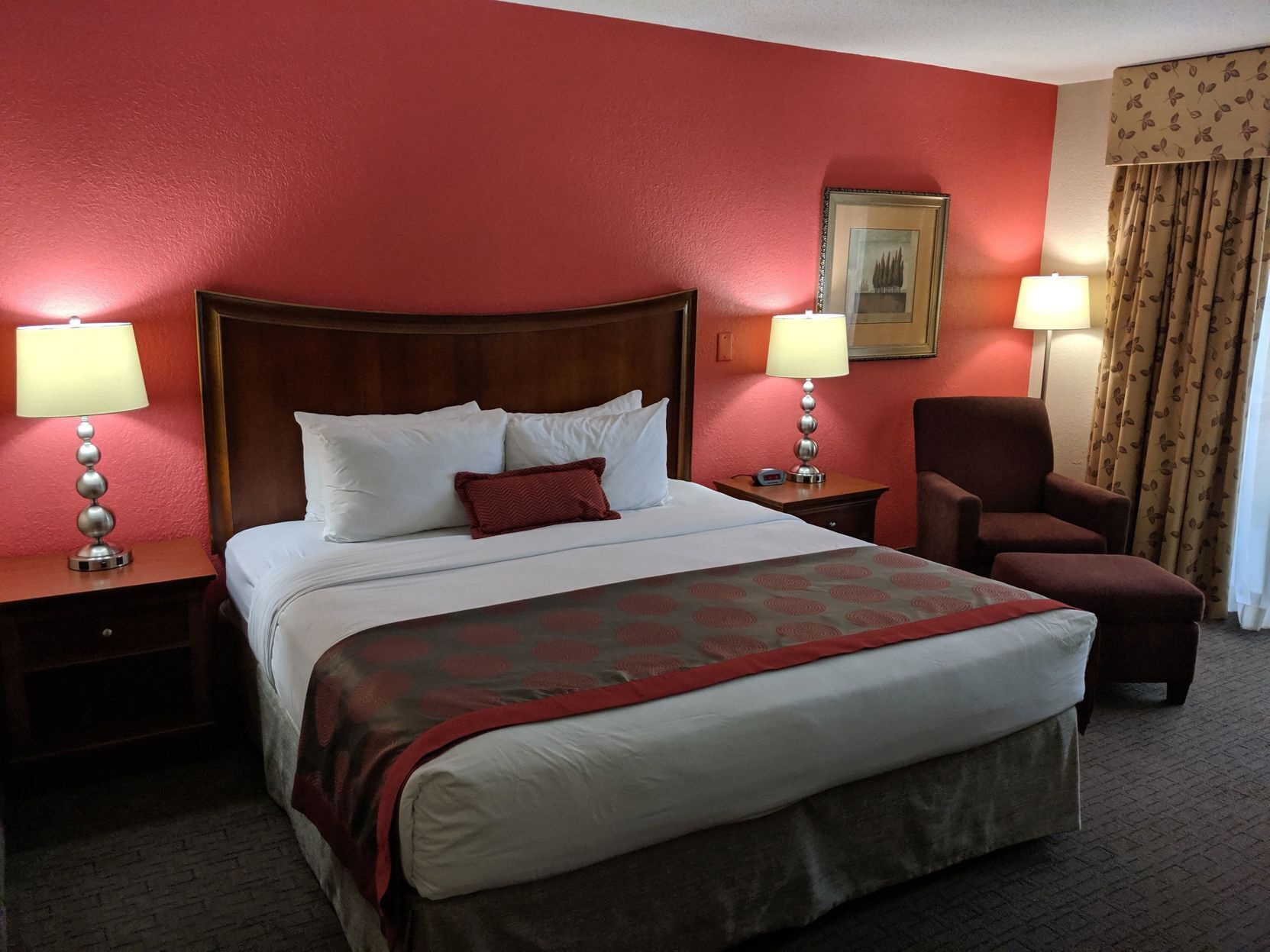 In-room safe, desk, iron/ironing board, free cribs/infant beds