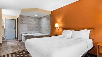 1 Queen Bed, Jetted Tub, Non-Smoking | 책상, 다리미/다리미판, 무료 WiFi, 침대 시트