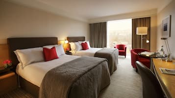 Down duvets, pillow-top beds, minibar, in-room safe