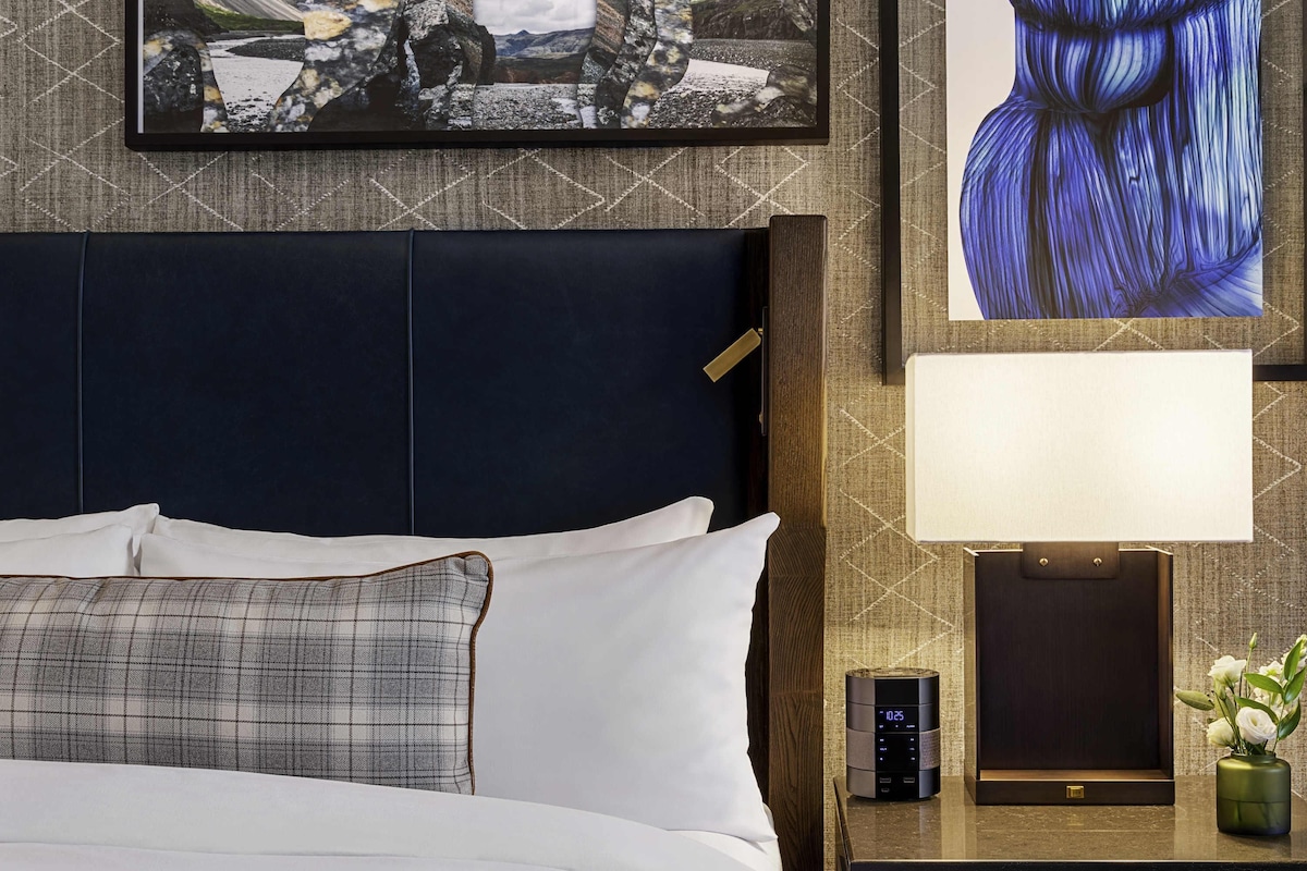 Premium bedding, down comforters, in-room safe, desk