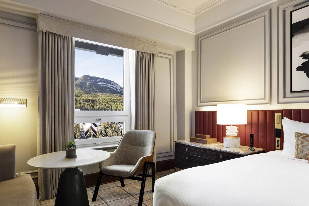 Premium bedding, down comforters, in-room safe, desk