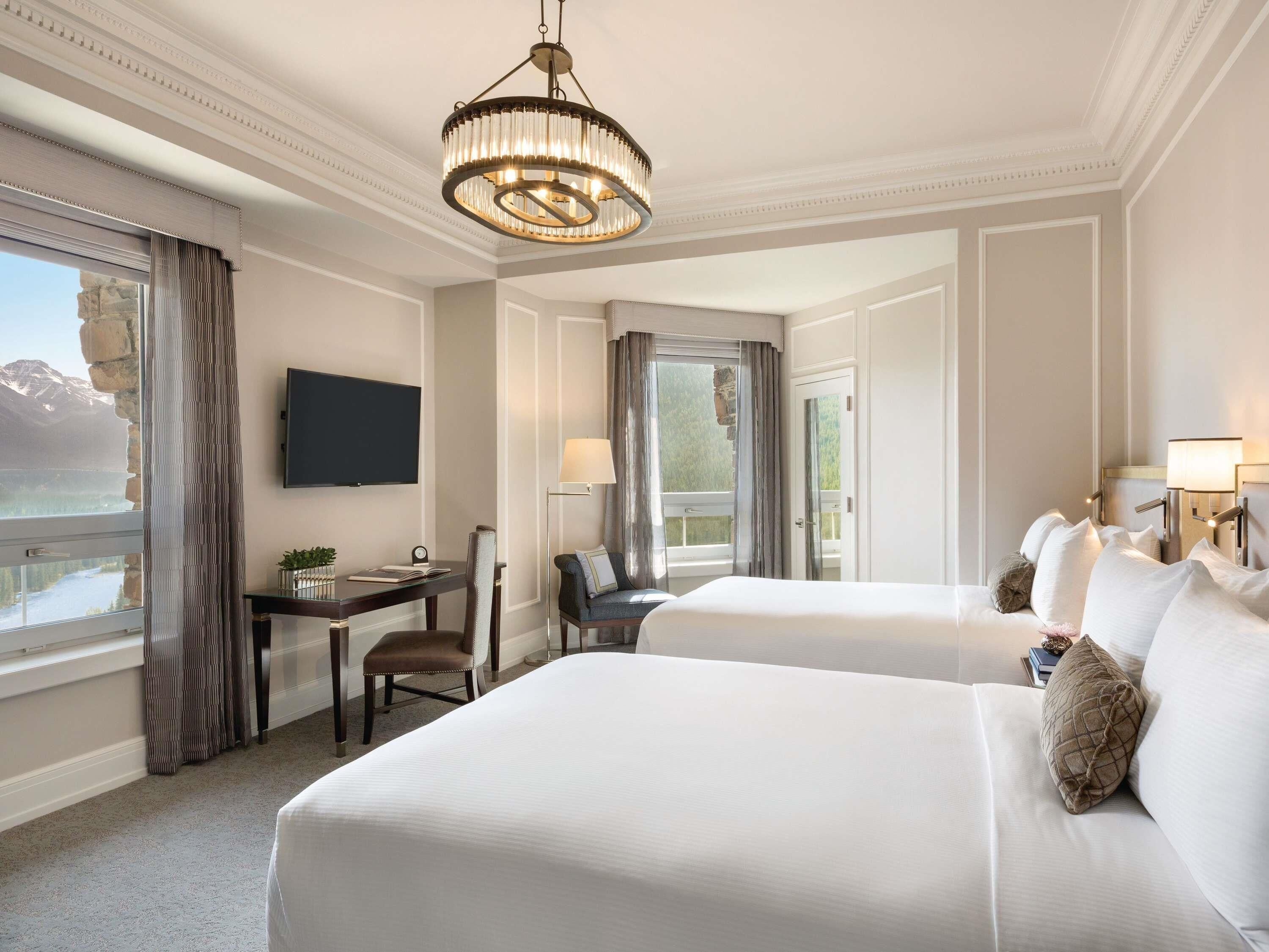 Premium bedding, down duvets, in-room safe, desk