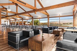 Lunch and dinner served, pool views 